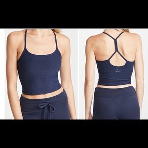 Beyond Yoga navy space dye top size small